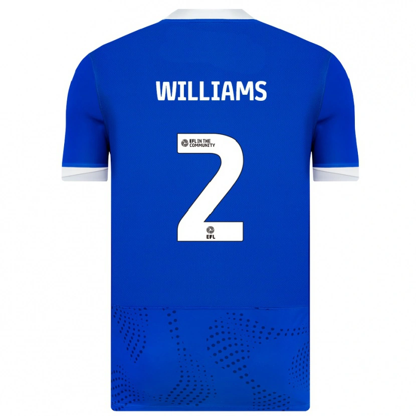 DanxenキッズJordan Williams#2青 白ホームシャツ2025/26ジャージーユニフォーム