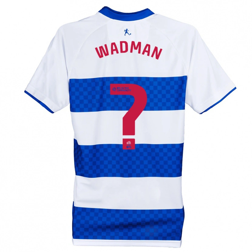 DanxenキッズKevin Wadman#0青 白ホームシャツ2025/26ジャージーユニフォーム