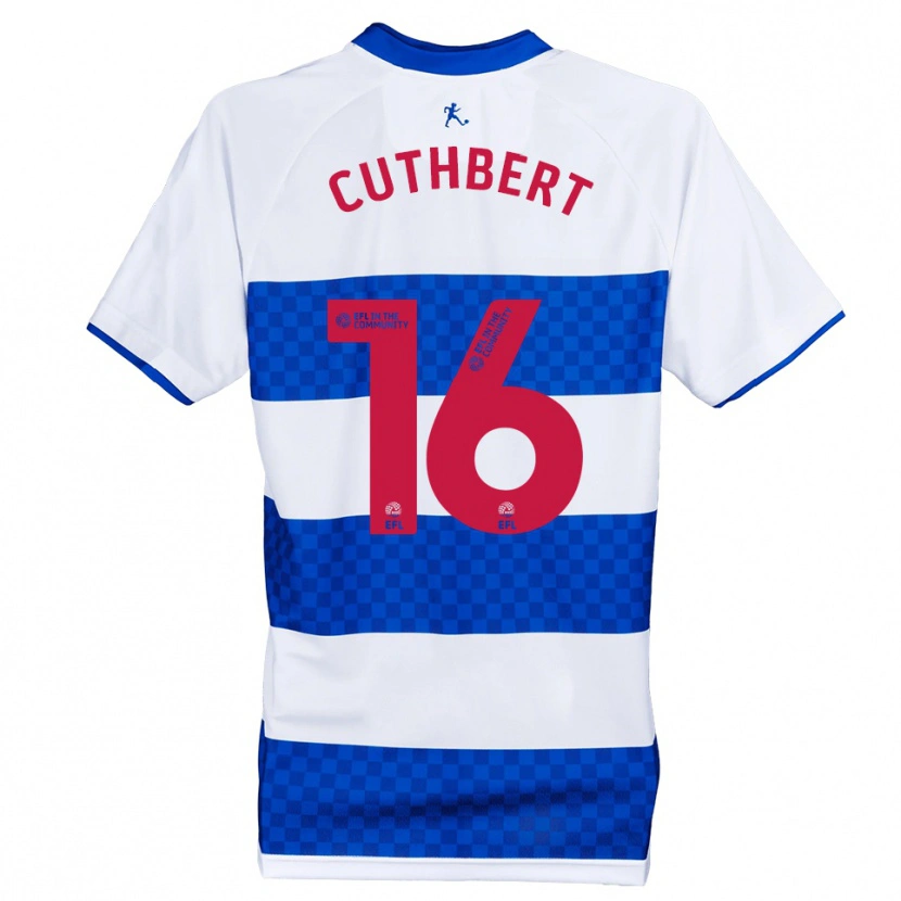 DanxenキッズGabriel Cuthbert#16青 白ホームシャツ2025/26ジャージーユニフォーム