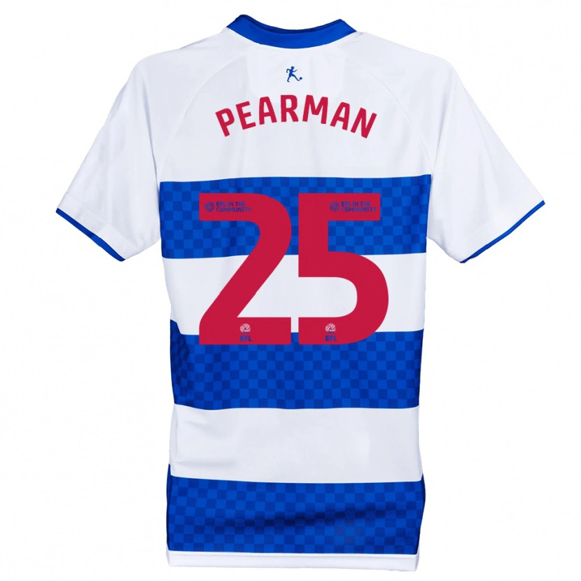 DanxenキッズJaylan Pearman#25青 白ホームシャツ2025/26ジャージーユニフォーム
