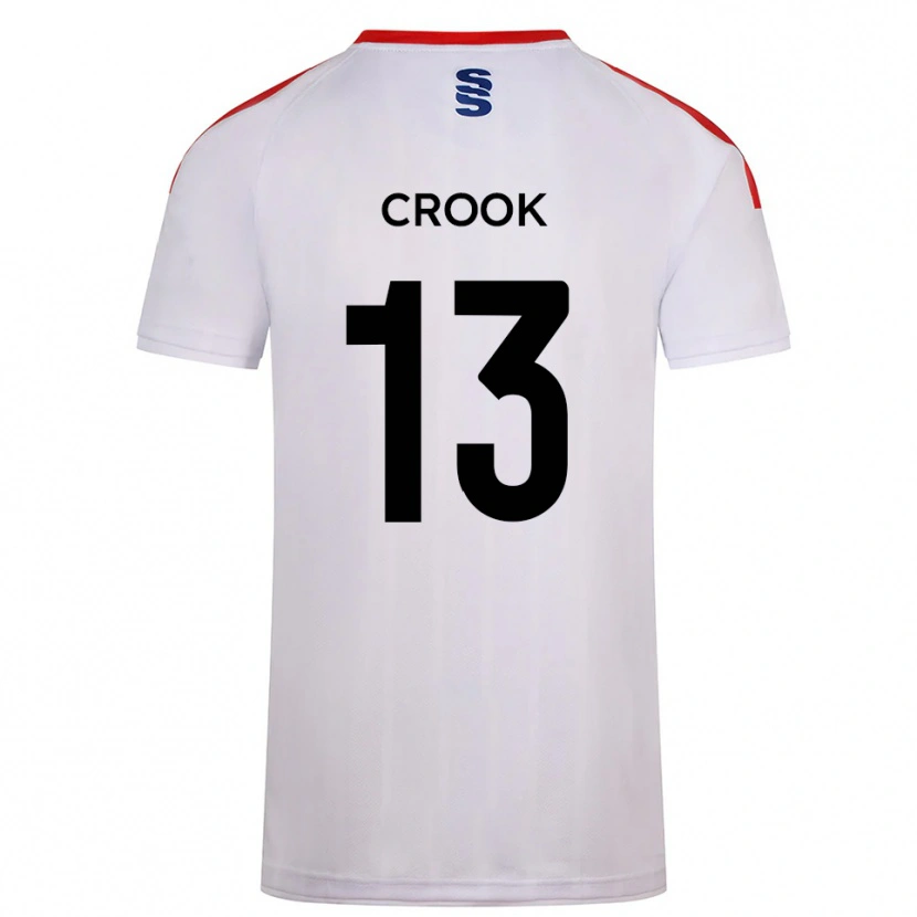 DanxenキッズMillie Crook#13白 紺ホームシャツ2025/26ジャージーユニフォーム