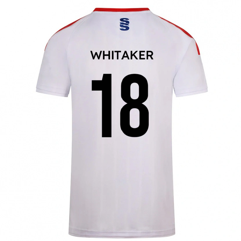 DanxenキッズEve Whitaker#18白 紺ホームシャツ2025/26ジャージーユニフォーム