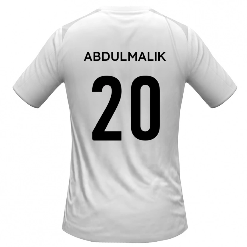 DanxenキッズAbdul Abdulmalik#20白 グレーホームシャツ2025/26ジャージーユニフォーム
