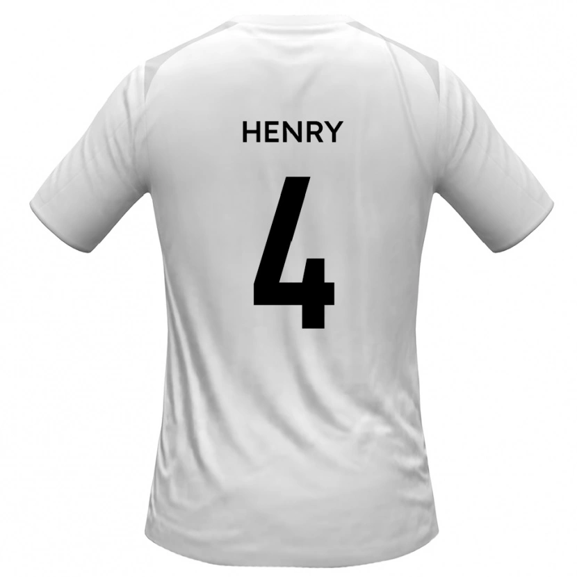 DanxenキッズAaron Henry#4白 グレーホームシャツ2025/26ジャージーユニフォーム