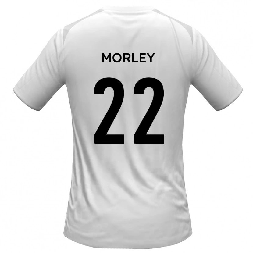DanxenキッズAdam Morley#22白 グレーホームシャツ2025/26ジャージーユニフォーム