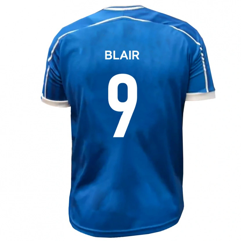 DanxenキッズAaron Blair#9青 白ホームシャツ2025/26ジャージーユニフォーム