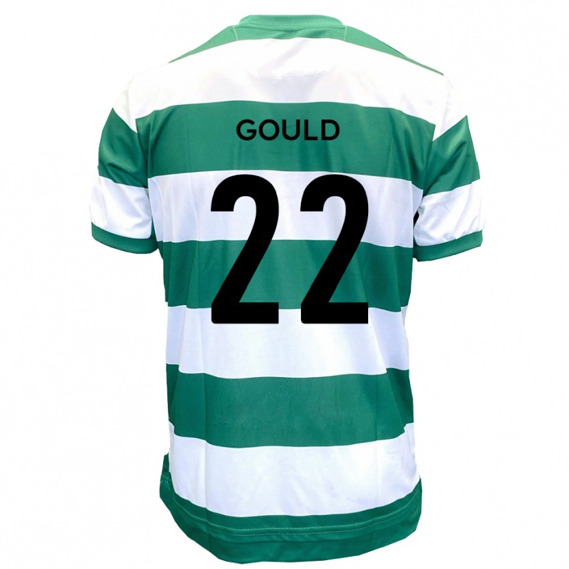 DanxenキッズMatt Gould#22緑 白ホームシャツ2025/26ジャージーユニフォーム