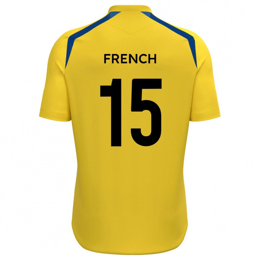 DanxenキッズTyler French#15黄 青ホームシャツ2025/26ジャージーユニフォーム