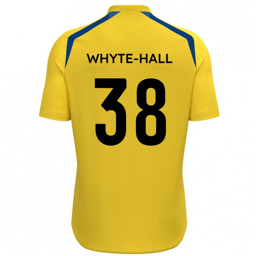 DanxenキッズSzhem Whyte-Hall#38黄 青ホームシャツ2025/26ジャージーユニフォーム