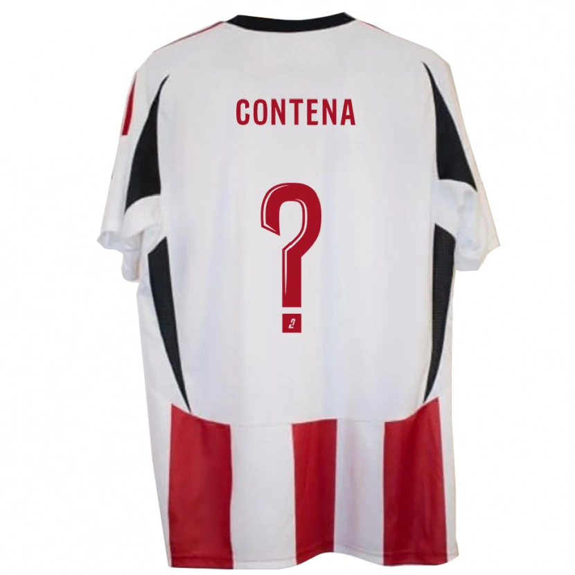 DanxenキッズRaphaël Contena#0赤 青ホームシャツ2025/26ジャージーユニフォーム