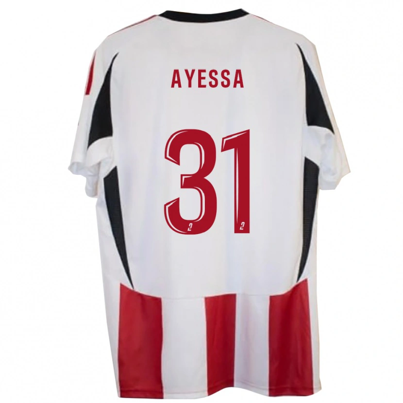 DanxenキッズJésah Ayessa#31赤 青ホームシャツ2025/26ジャージーユニフォーム