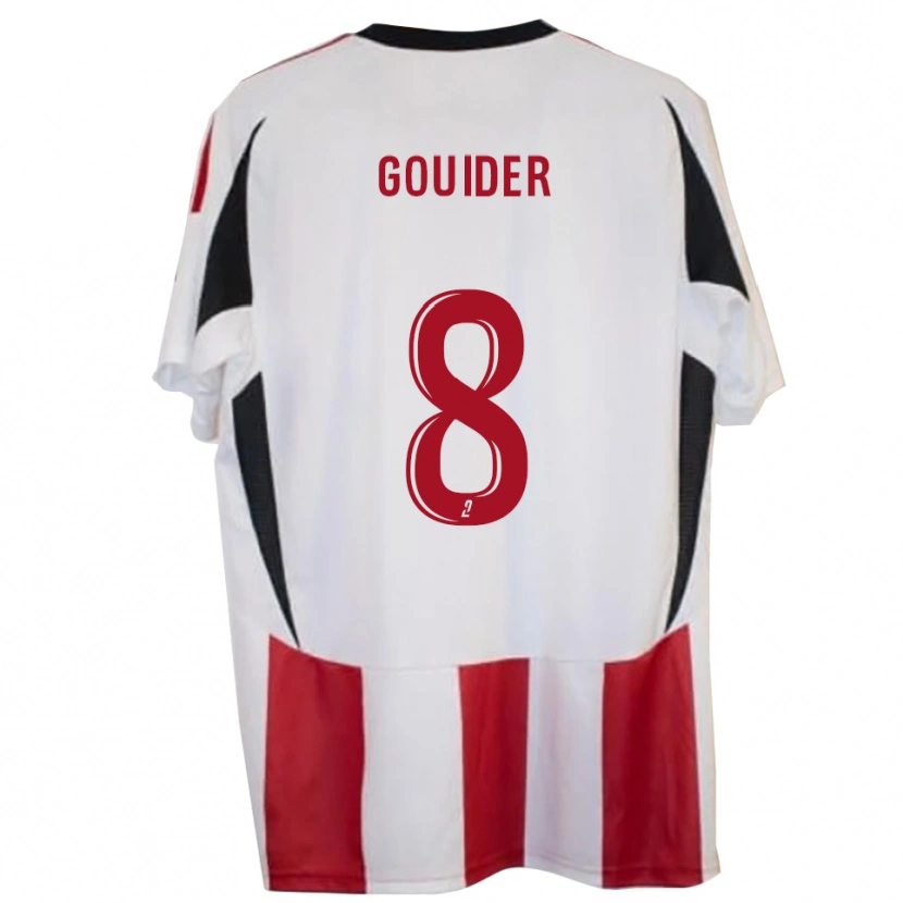 DanxenキッズYanis Gouider#8赤 青ホームシャツ2025/26ジャージーユニフォーム