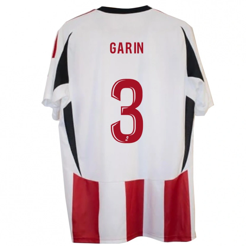 DanxenキッズGabriel Garin#3赤 青ホームシャツ2025/26ジャージーユニフォーム