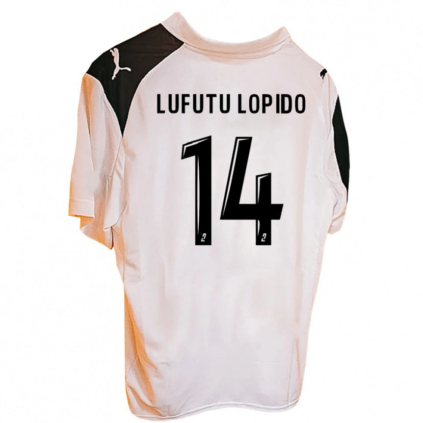 DanxenキッズBrooklyn Lufutu Lopido#14黒 白ホームシャツ2025/26ジャージーユニフォーム