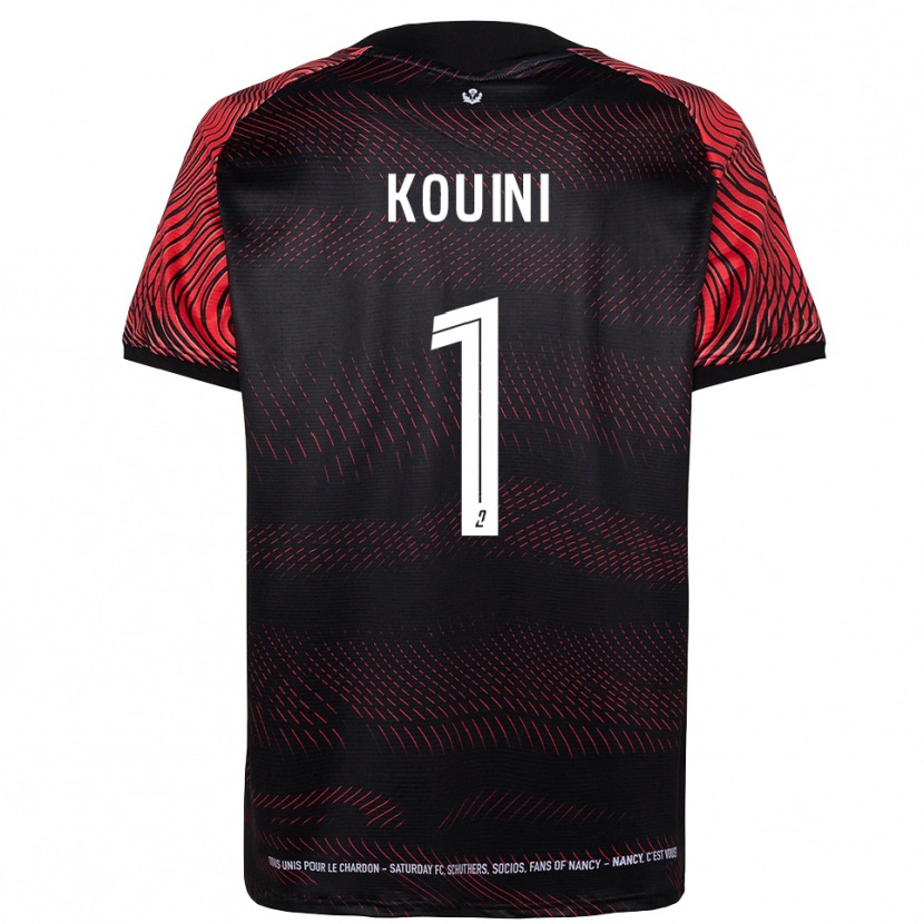 DanxenキッズYanis Kouini#1白 赤ホームシャツ2025/26ジャージーユニフォーム