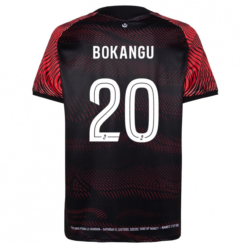DanxenキッズBrandon Bokangu#20白 赤ホームシャツ2025/26ジャージーユニフォーム