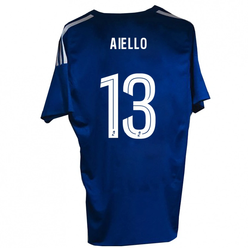DanxenキッズNicolas Aiello#13青 白ホームシャツ2025/26ジャージーユニフォーム