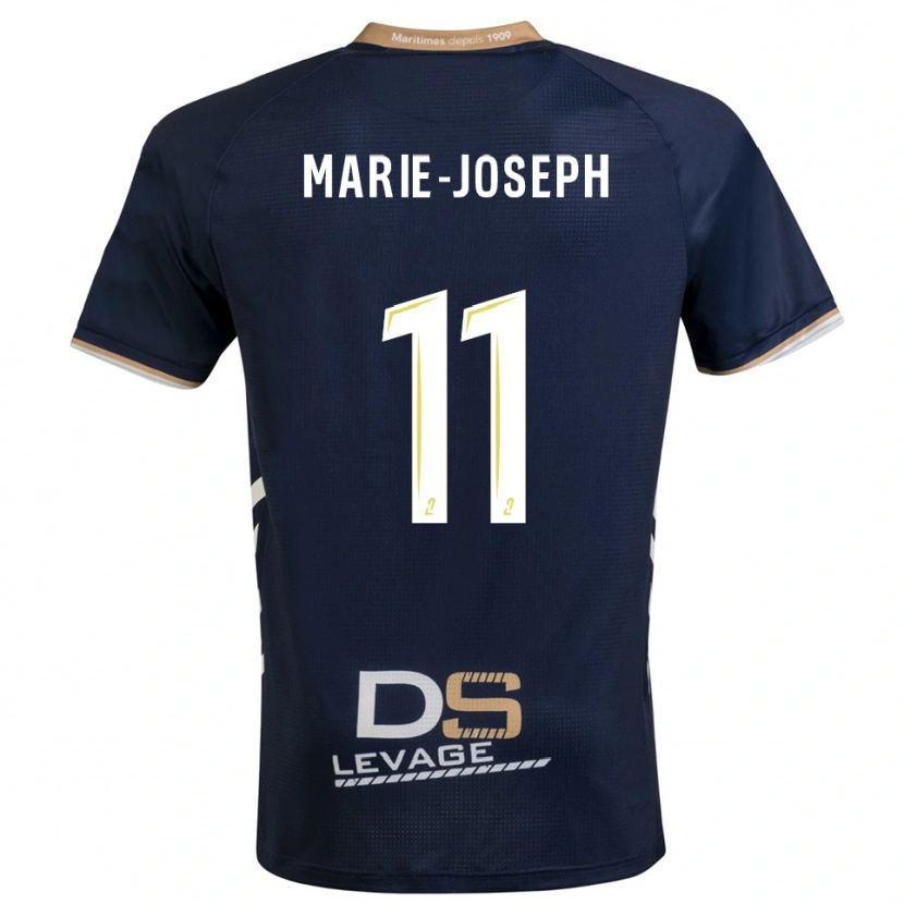 DanxenキッズThomas Marie-Joseph#11紺 金ホームシャツ2025/26ジャージーユニフォーム