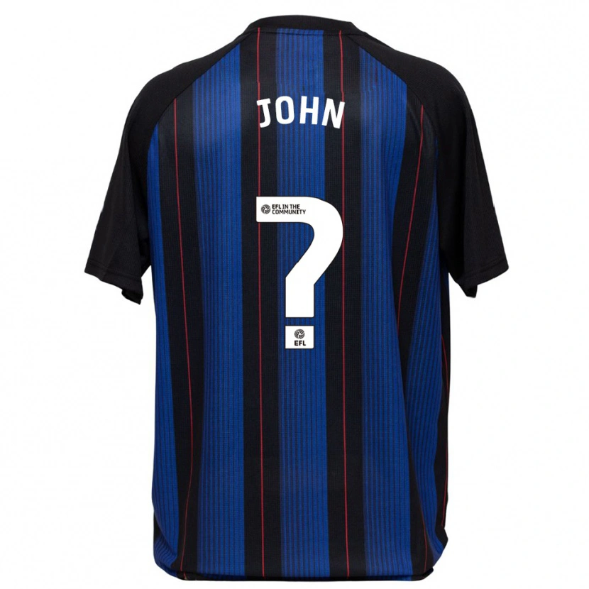 Danxenキッズフェントン・ロイマー・ジョン#0青 黒アウェイシャツ2025/26ジャージーユニフォーム