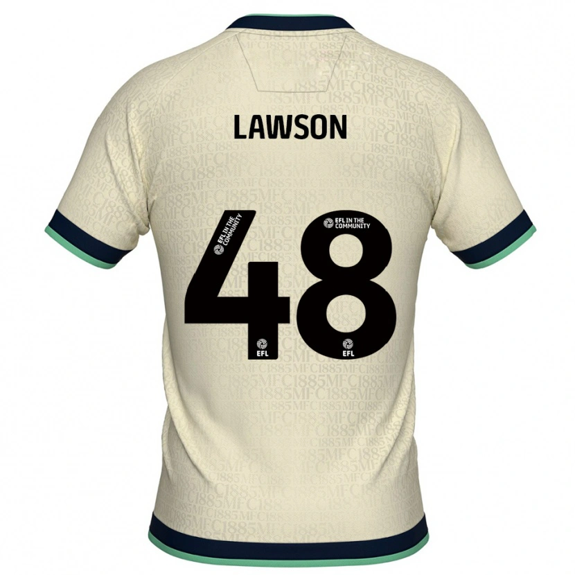 DanxenキッズSha'mar Lawson#48シャンパン 紺アウェイシャツ2025/26ジャージーユニフォーム