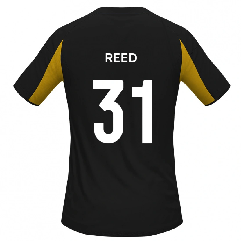 DanxenキッズSam Reed#31黒 黄アウェイシャツ2025/26ジャージーユニフォーム
