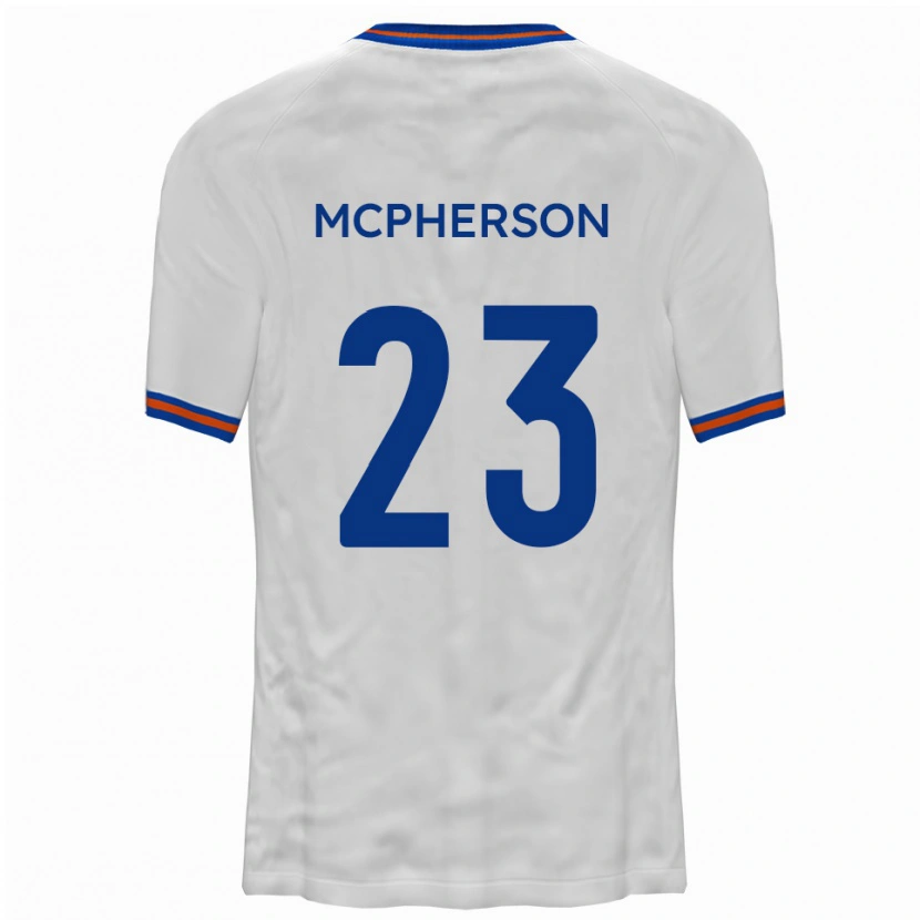 DanxenキッズCameron Mcpherson#23白 青アウェイシャツ2025/26ジャージーユニフォーム