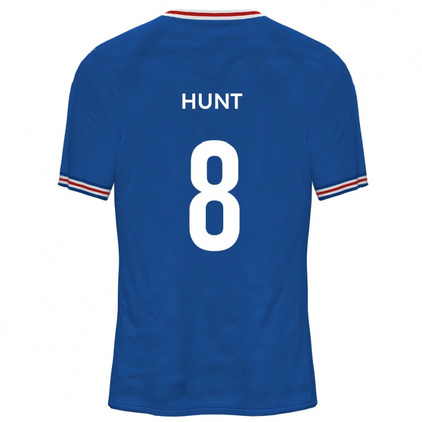 DanxenキッズAlex Hunt#8ドジャースブルーアウェイシャツ2025/26ジャージーユニフォーム