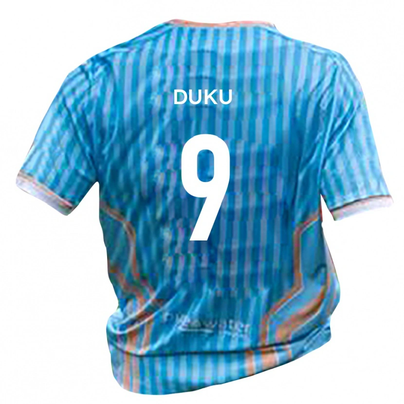 DanxenキッズManny Duku#9黒 金アウェイシャツ2025/26ジャージーユニフォーム