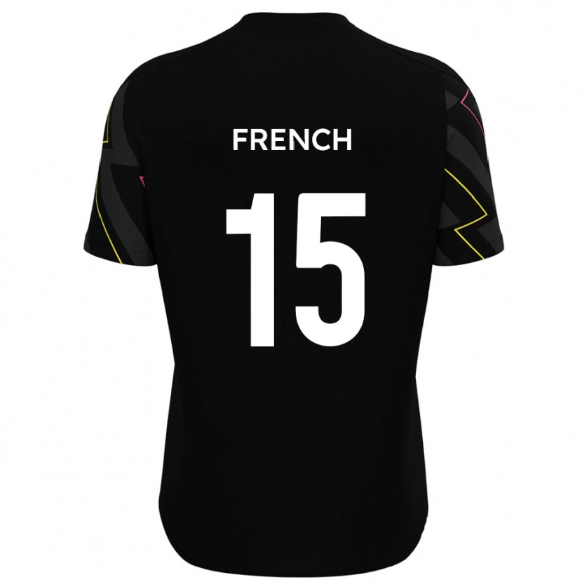 DanxenキッズTyler French#15黒 グレーアウェイシャツ2025/26ジャージーユニフォーム