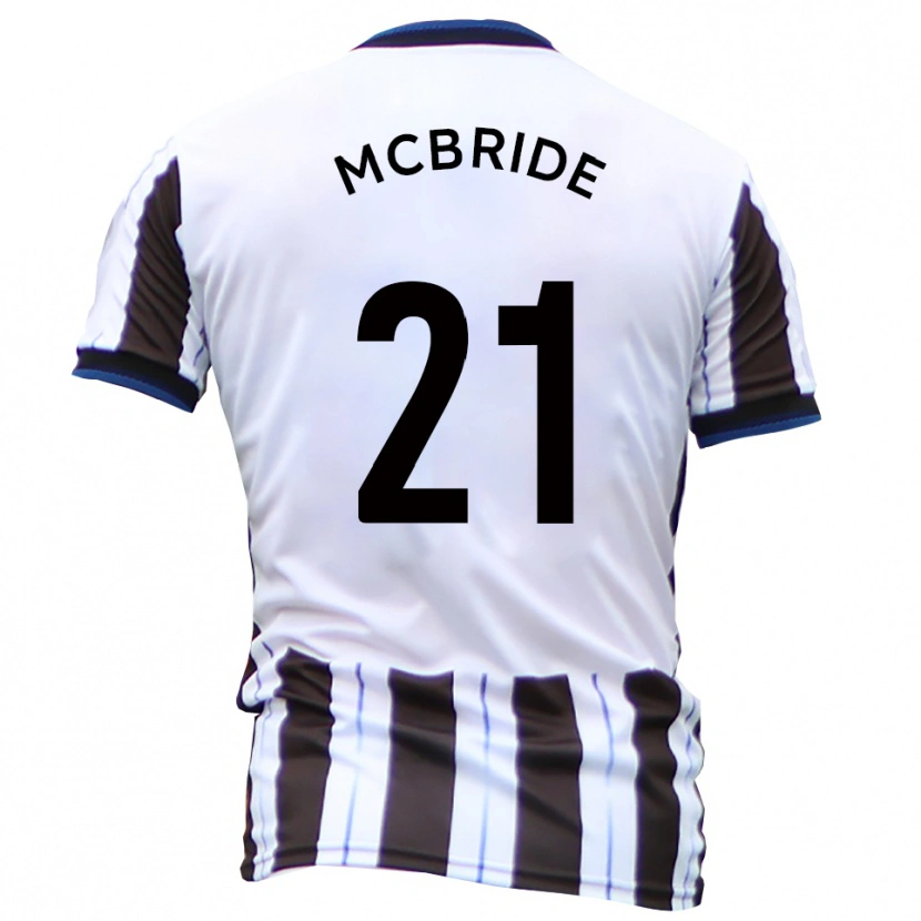 DanxenキッズConnor Mcbride#21白 黒アウェイシャツ2025/26ジャージーユニフォーム