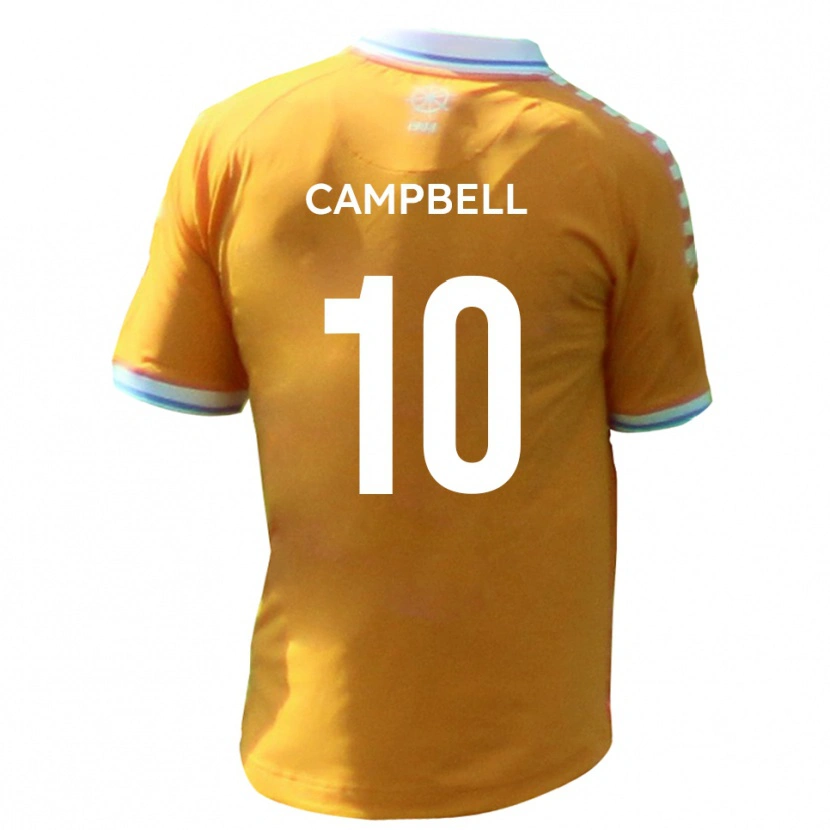 DanxenキッズAdam Campbell#10黄 青アウェイシャツ2025/26ジャージーユニフォーム