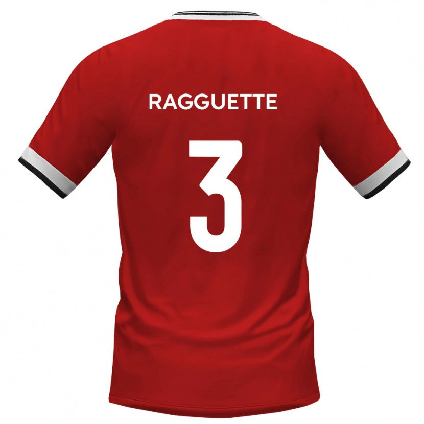 DanxenキッズJordan Ragguette#3白 黒アウェイシャツ2025/26ジャージーユニフォーム