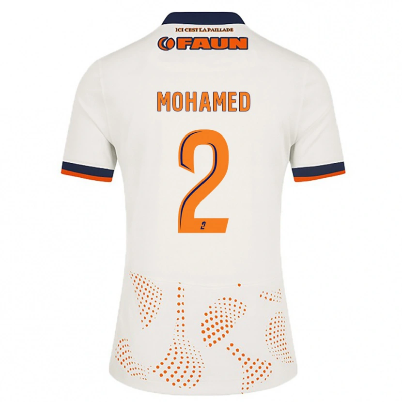 DanxenキッズIsyak Mohamed#2白 オレンジアウェイシャツ2025/26ジャージーユニフォーム