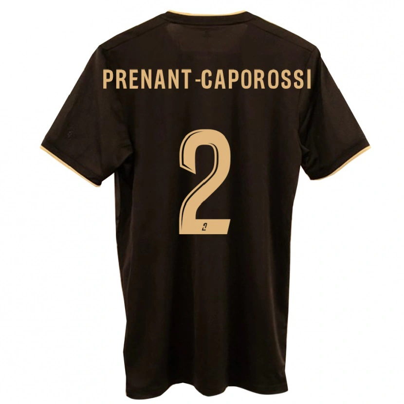 DanxenキッズJulien Prenant-Caporossi#2青 赤アウェイシャツ2025/26ジャージーユニフォーム