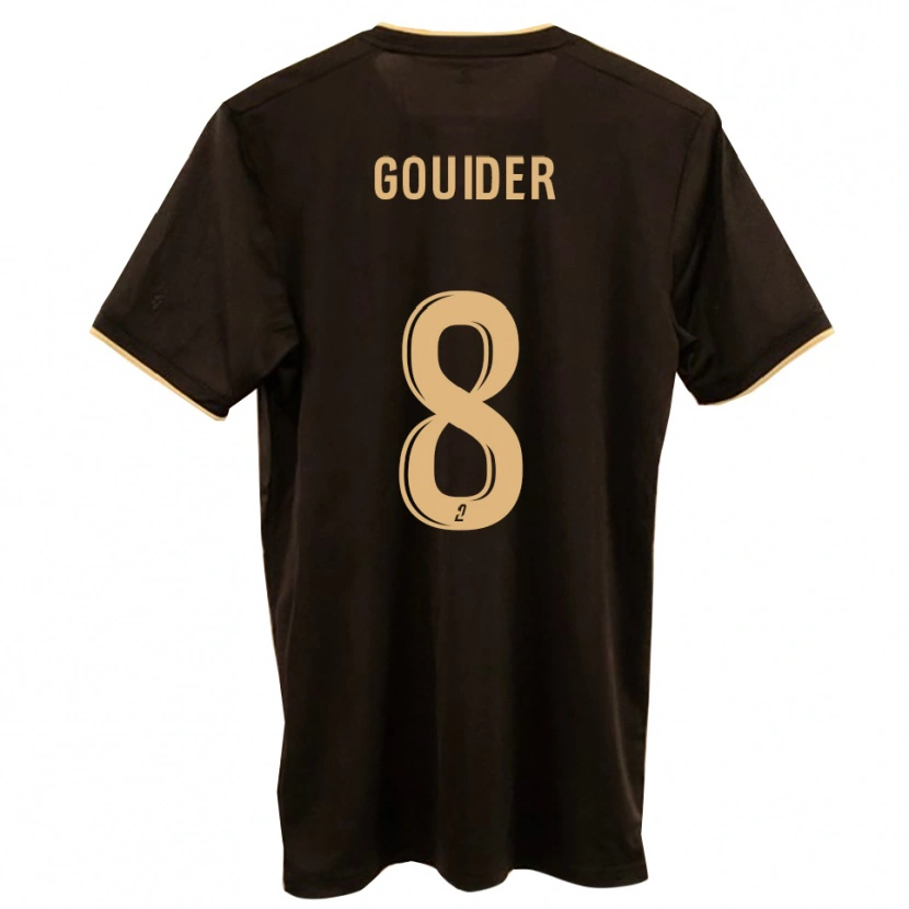 DanxenキッズYanis Gouider#8青 赤アウェイシャツ2025/26ジャージーユニフォーム
