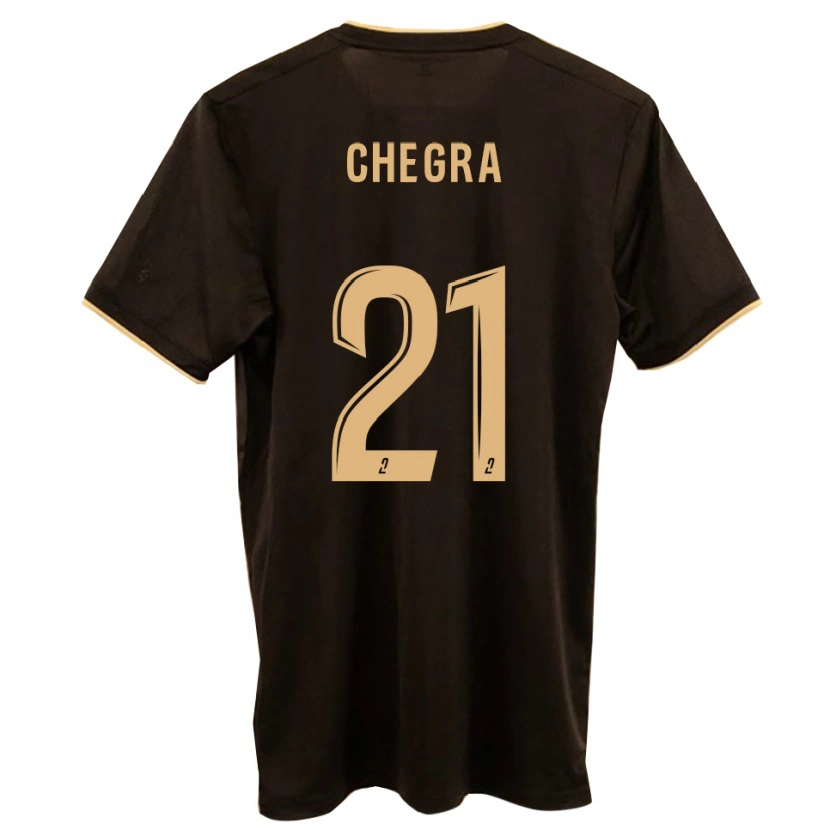 DanxenキッズIvane Chegra#21青 赤アウェイシャツ2025/26ジャージーユニフォーム