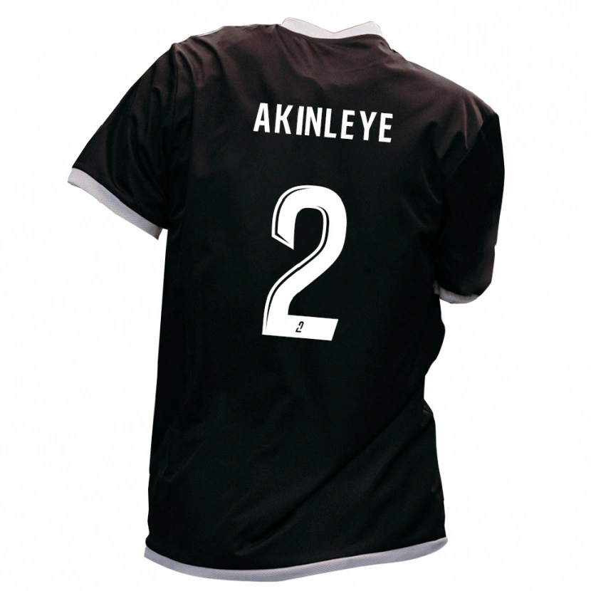 DanxenキッズDaniel Akinleye#2黒 金アウェイシャツ2025/26ジャージーユニフォーム
