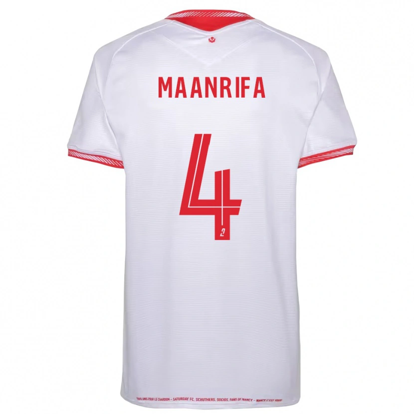 DanxenキッズElfayed Maanrifa#4黒 赤アウェイシャツ2025/26ジャージーユニフォーム
