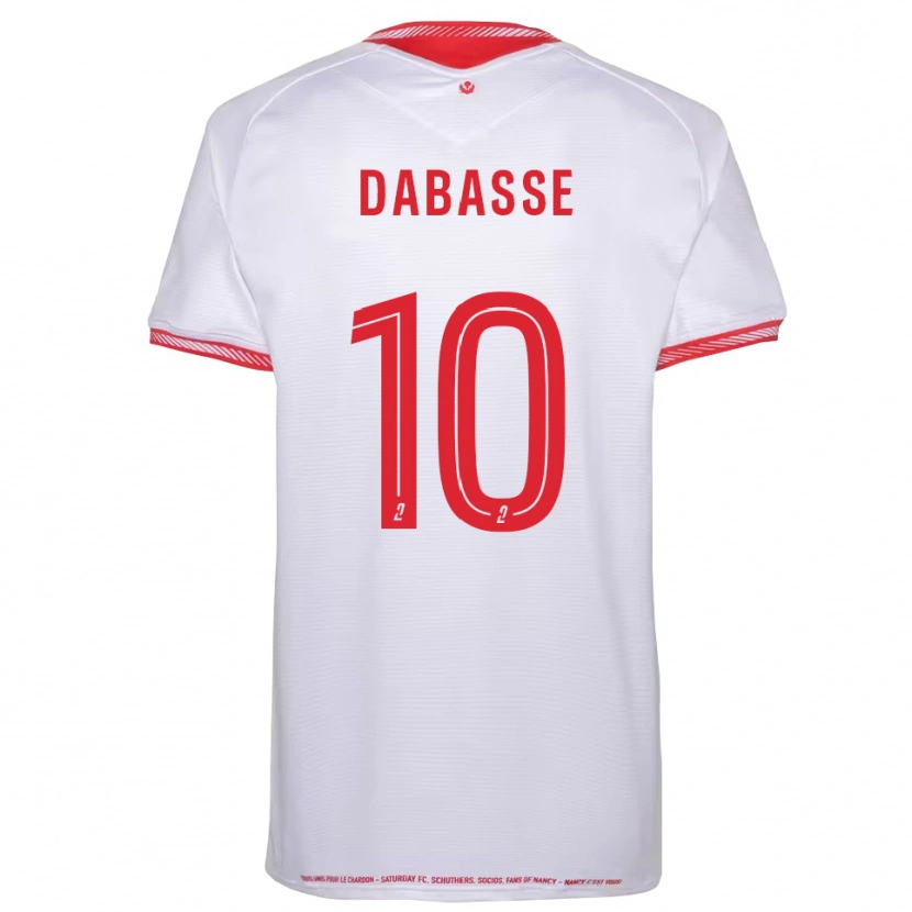 DanxenキッズAdrian Dabasse#10黒 赤アウェイシャツ2025/26ジャージーユニフォーム