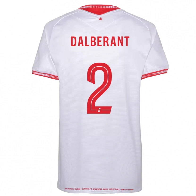 DanxenキッズJean-Michel Dalberant#2黒 赤アウェイシャツ2025/26ジャージーユニフォーム