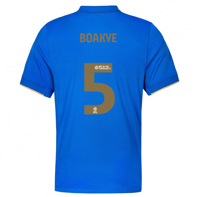 DanxenメンズGodfred Boakye#5青 金ホームシャツ2025/26ジャージーユニフォーム