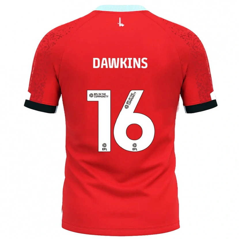 DanxenメンズMarley Dawkins#16赤 白ホームシャツ2025/26ジャージーユニフォーム