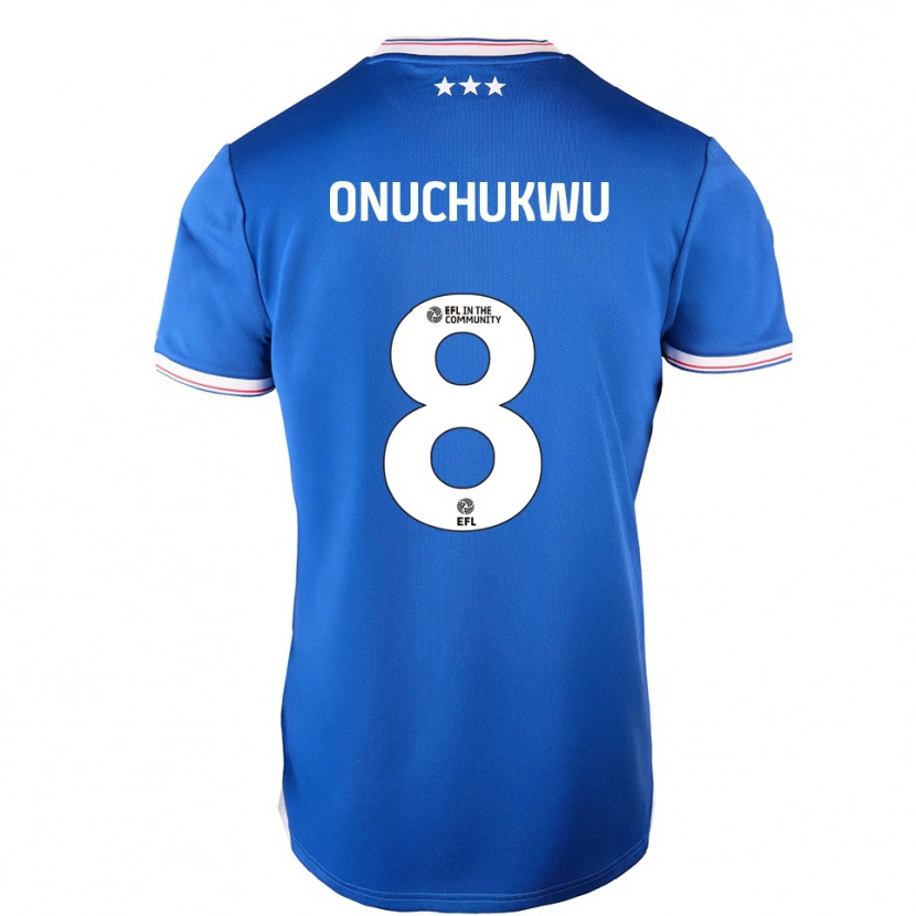 DanxenメンズAbube Onuchukwu#8青 白ホームシャツ2025/26ジャージーユニフォーム