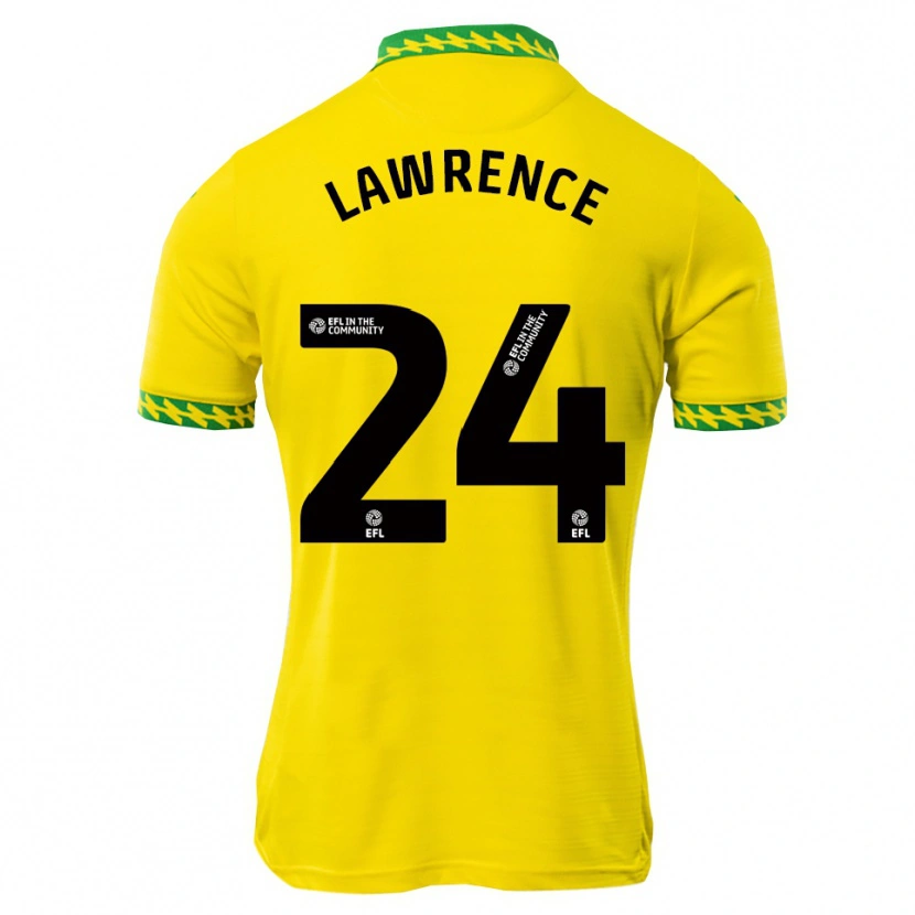 DanxenメンズRachel Lawrence#24白 緑ホームシャツ2025/26ジャージーユニフォーム