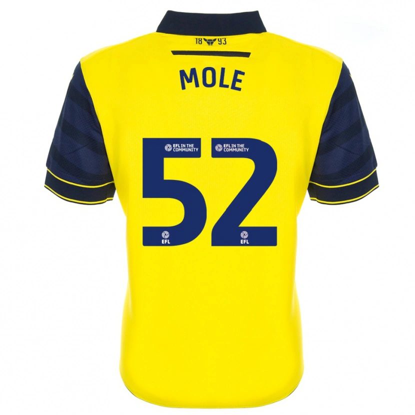 DanxenメンズHarrison Mole#52黄 紺ホームシャツ2025/26ジャージーユニフォーム