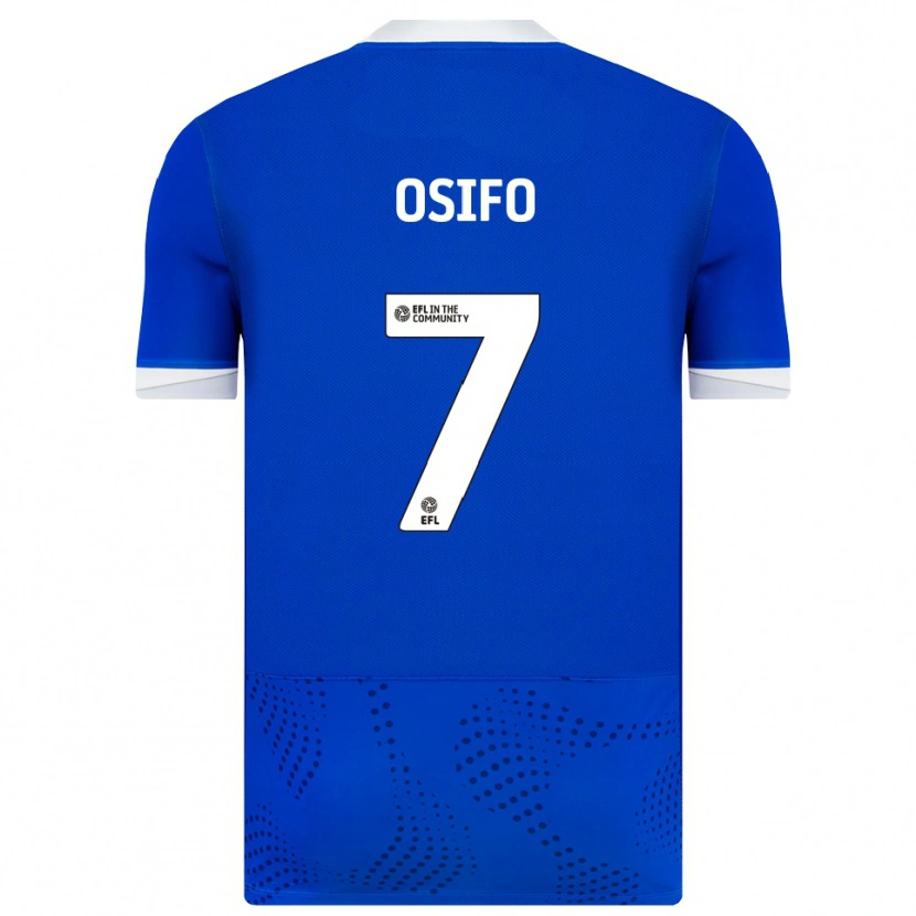 DanxenメンズJermaine Osifo#7青 白ホームシャツ2025/26ジャージーユニフォーム