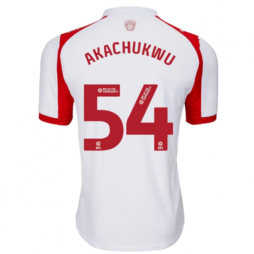 DanxenメンズRomeo Akachukwu#54白 赤ホームシャツ2025/26ジャージーユニフォーム