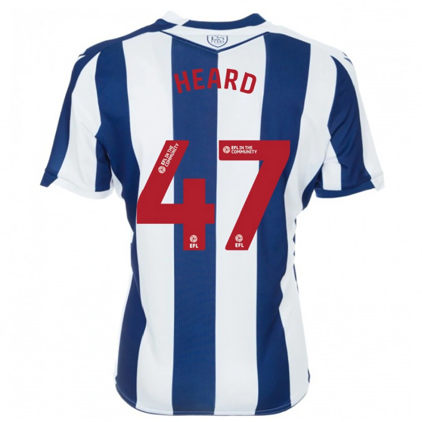 Danxenメンズフェントン・ハード#47紺 白ホームシャツ2025/26ジャージーユニフォーム