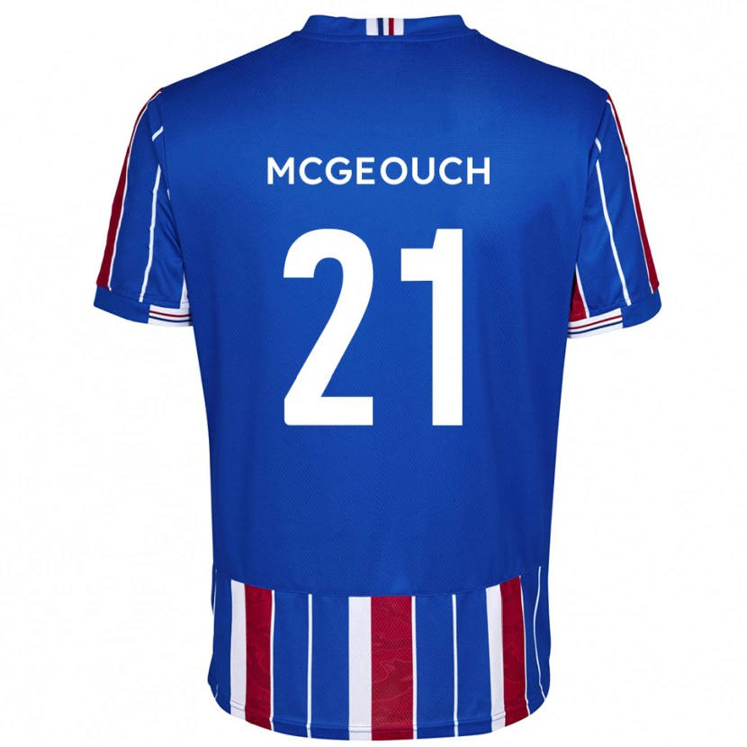 DanxenメンズDylan Mcgeouch#21青 赤 白ホームシャツ2025/26ジャージーユニフォーム