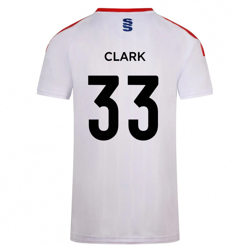 DanxenメンズCharlie Clark#33白 紺ホームシャツ2025/26ジャージーユニフォーム